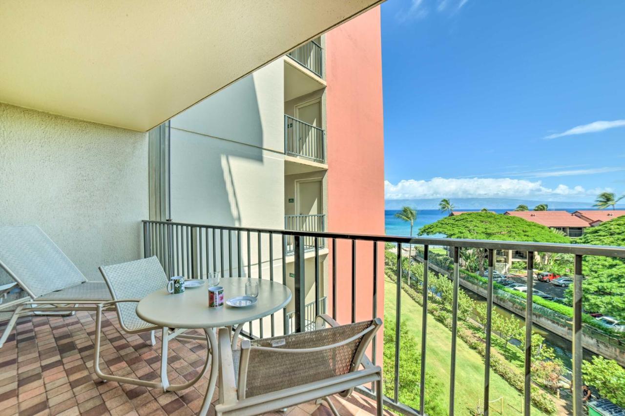 Cute Beachfront Condo With Lanai And Resort Pools Kahana Exteriér fotografie